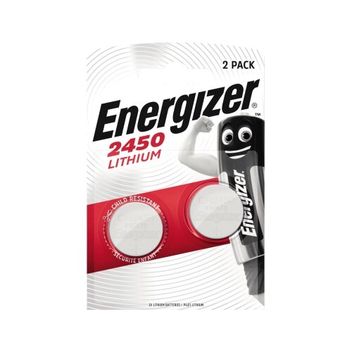 Energizer® Knopfzelle Lithium CR2450 620 mAh 2 St./Pack.