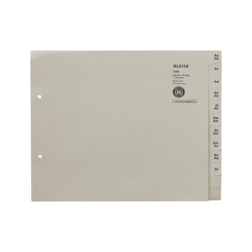 Leitz A-Z Register 600 Registerblätter