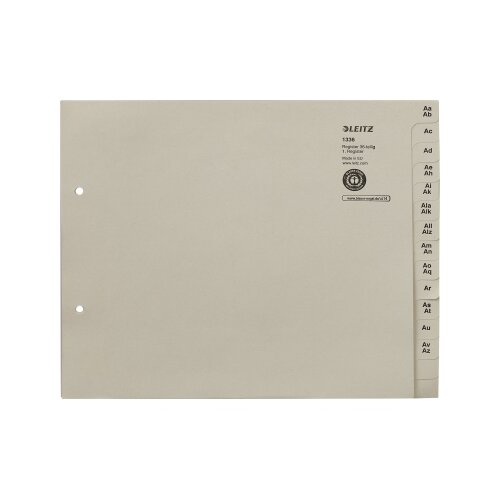 Leitz A-Z Register 540 Registerblätter