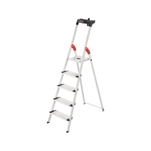 Hailo Stehleiter L80 Comfortline max. Arbeitshöhe 3,07 m