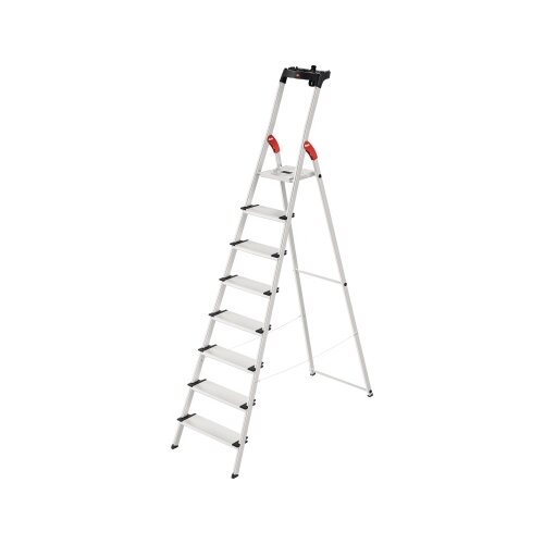 Hailo Stehleiter L80 Comfortline max. Arbeitshöhe 3,72 m