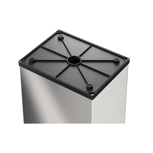 Hailo Abfalleimer Big-Box Swing XL 52 l Edelstahl