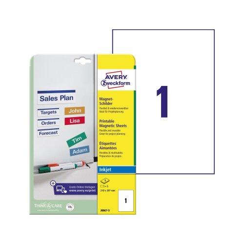 Avery Zweckform Magnetschild 210 x 297 mm (B x H)