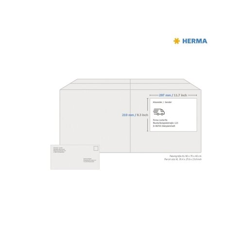HERMA Universaletikett SPECIAL 210 x 297 mm (B x H)