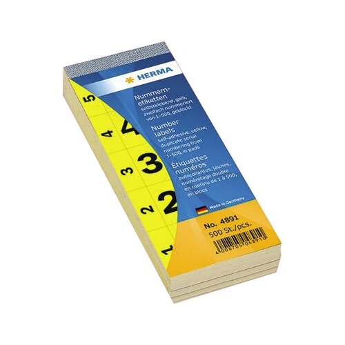 HERMA Nummernetikett 28 x 56 mm (B x H)