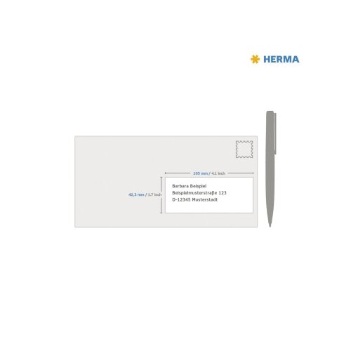 HERMA Universaletikett SPECIAL 105 x 42,3 mm (B x H)