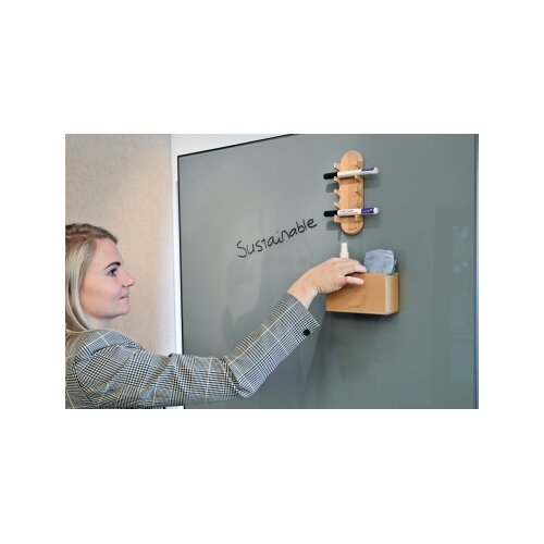 Legamaster Tafelschreiberhalter WOODEN Glasboard