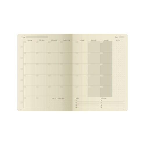 SIGEL Buchkalender Conceptum undatiert Tagesplan