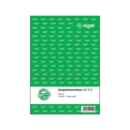 SIGEL Gesprächsnotiz GE 513