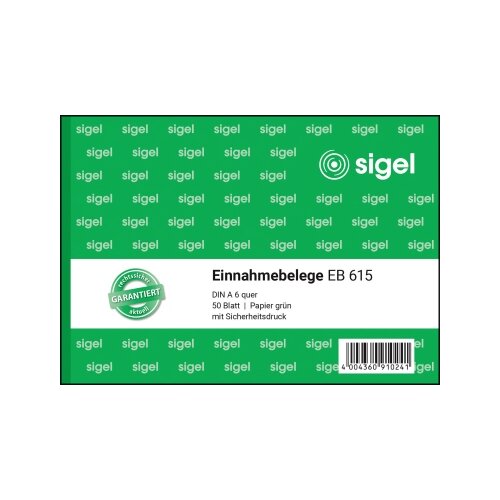 SIGEL Einnahmebeleg EB 615