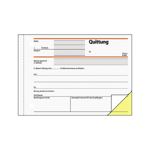 SIGEL Quittungsblock SD 022