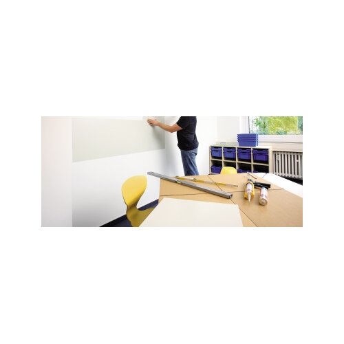 magnetoplan® Magnetplatte magnetowand® Anbringung unter der Tapete