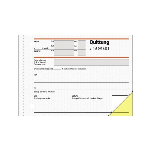 SIGEL Quittungsblock SD 121