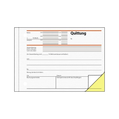 SIGEL Quittungsblock SD 021