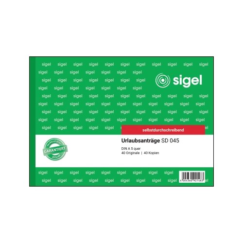 SIGEL Urlaubsantrag SD 045