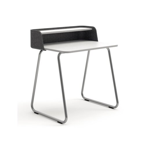 Sedus Schreibtisch secretair home 824 x 910 x 612 mm (B x H x T) weiß chrom