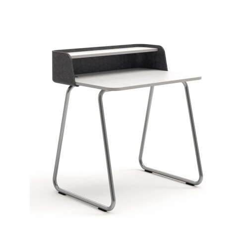Sedus Schreibtisch secretair home 824 x 910 x 612 mm (B x H x T) Wireless Charger (EU) weiß chrom