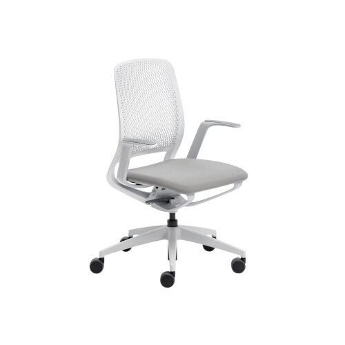 Sedus Bürodrehstuhl se:motion 100 % Polyester hellgrau