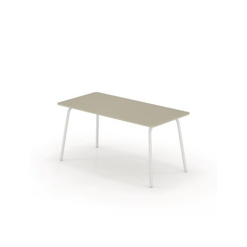 Schreibtisch se:lab work & meet desk 1.600 x 740 x 800 mm (B x H x T) lichtgrau