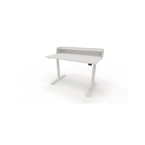 Schreibtisch se:desk home 1.200 x 650-1.280 x 700 mm (B x H x T) weiß, Neutralware