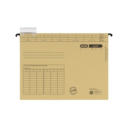 ELBA Hängemappe vertic® ULTIMATE® 31,8 x 24 cm (B x H)
