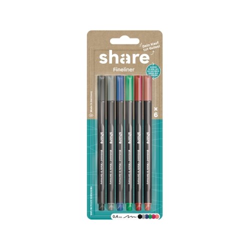 share Fineliner 6 St./Pack.