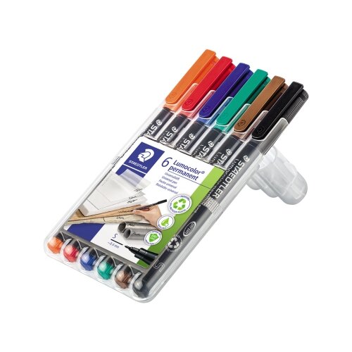 STAEDTLER® Folienstift Lumocolor® permanent 313 6 St./Pack.