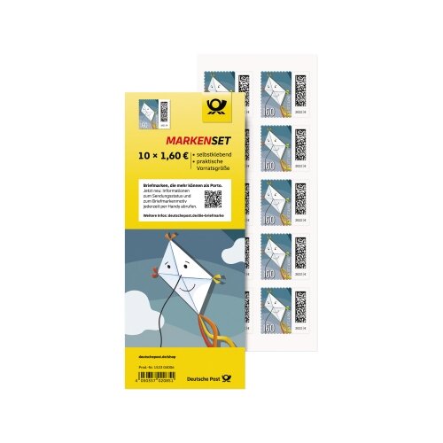 Briefmarke Welt der Briefe 1,60 Euro 10 St./Pack.