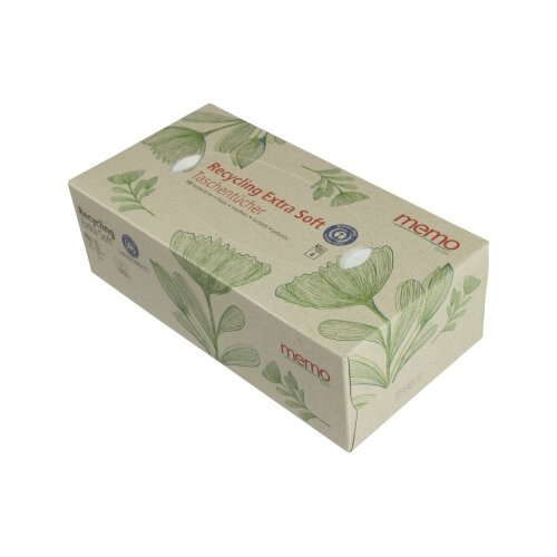 memo Papiertaschentücher Recycling Extra Soft