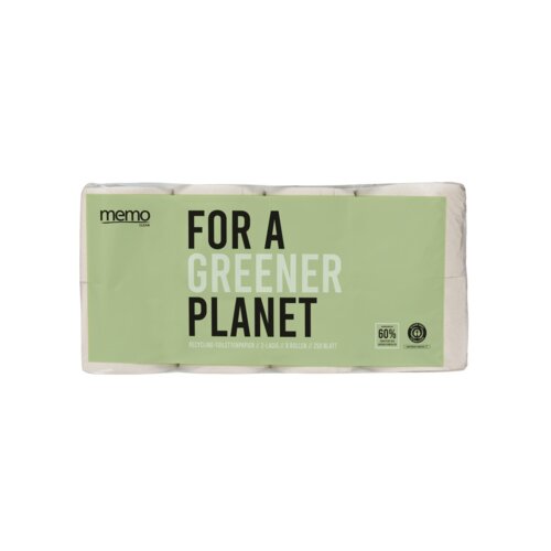 memo Toilettenpapier Recycling Tissue 2-lagig