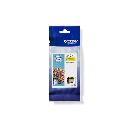 Brother Tintenpatrone LC-424Y gelb