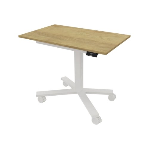 NowyStyl Schreibtisch eModel 2.0 MINI 900 x 710-1.170 x 550 mm (B x H x T) natural hickory