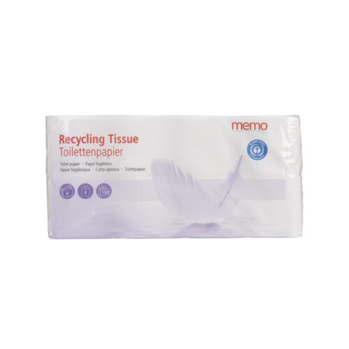 memo Toilettenpapier Recycling Tissue 4-lagig