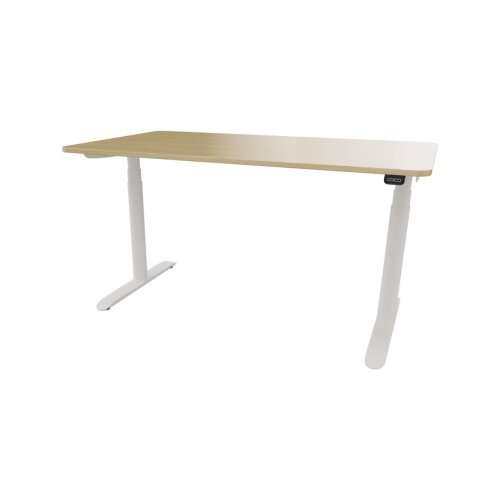 Schreibtisch se:lab e-desk 1.400 x 650-1.280 x 900 mm (B x H x T) eiche hell