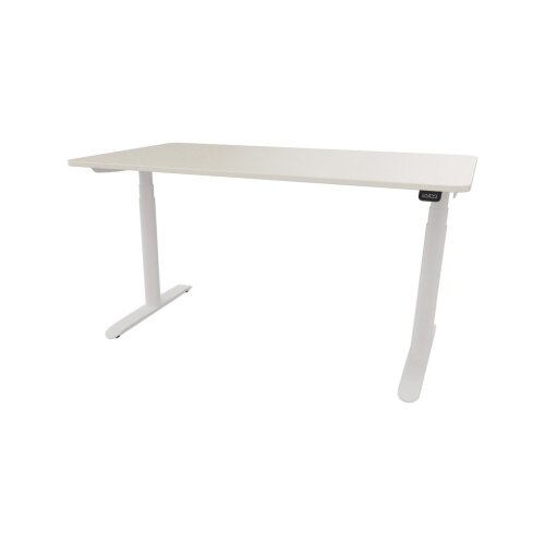 Schreibtisch se:lab e-desk 1.400 x 650-1.280 x 900 mm (B x H x T) weiß