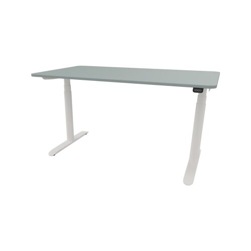 Schreibtisch se:lab e-desk 1.400 x 650-1.280 x 900 mm (B x H x T) fjordgrün