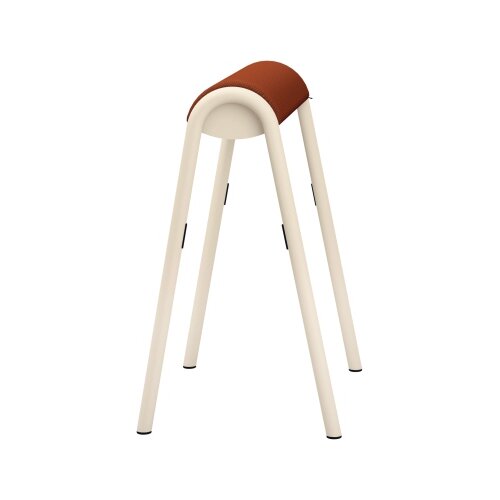 Sitz-Steh-Hocker se:lab hopper rotorange