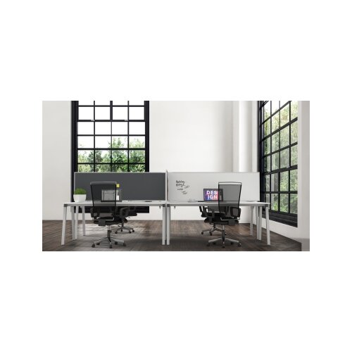 magnetoplan® Tischtrennwand VarioPin 160 x 50 cm (B x H)