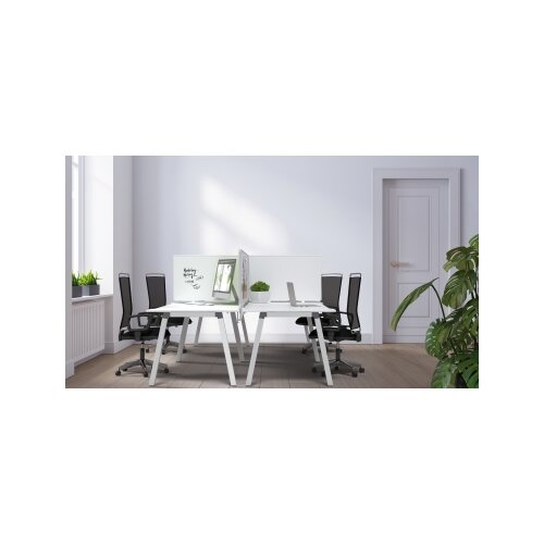 magnetoplan® Tischtrennwand VarioPin 80 x 50 cm (B x H)