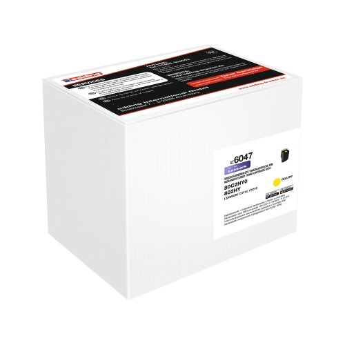 edding Toner Kompatibel mit Lexmark 802HY gelb
