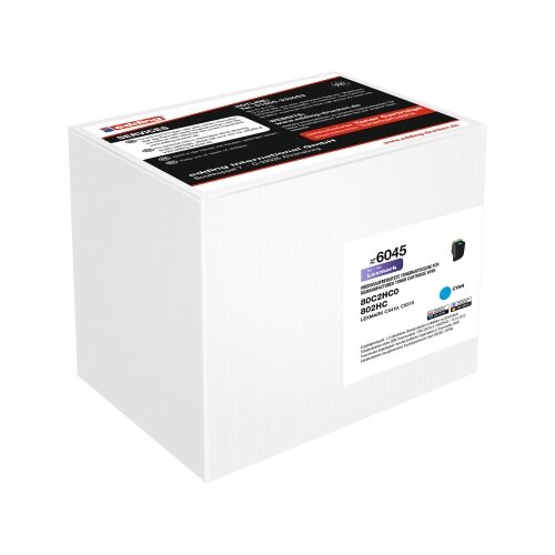 edding Toner Kompatibel mit Lexmark 802HC cyan