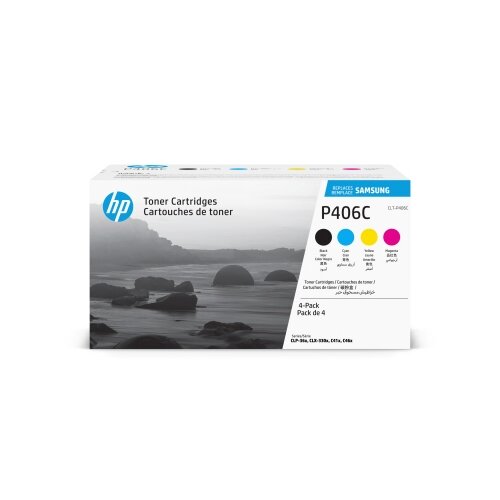 HP Toner CLT-P406C schwarz, cyan, magenta, gelb