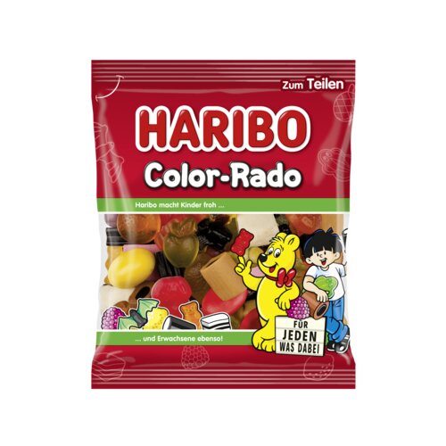 HARIBO Fruchtgummi Color-Rado 175 g/Pack.