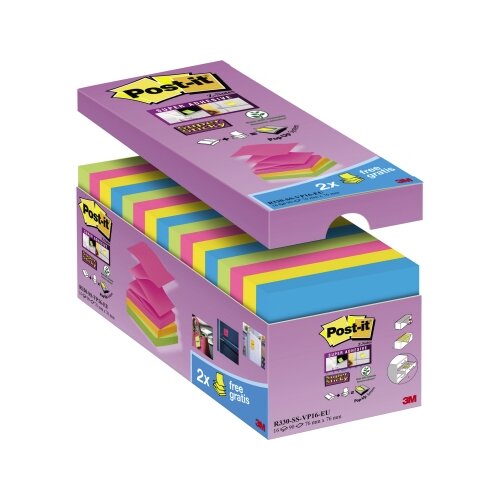 Post-it® Haftnotiz Super Sticky Z-Notes Promotion