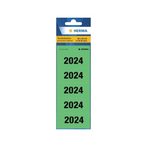 HERMA Jahresschild 2024