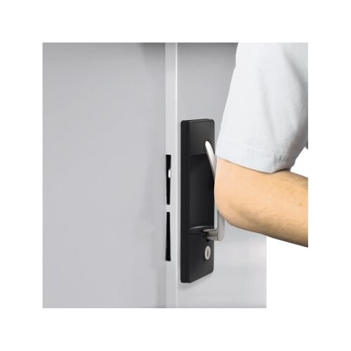 C+P Flügeltürenschrank Acurado 5 Ordnerhöhen 930 x 1.950 x 500 mm (B x H x T) lichtgrau