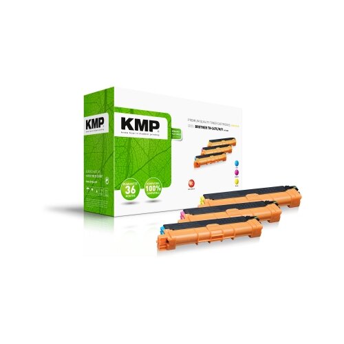KMP Toner Kompatibel mit Brother TN-247C/M/Y cyan, magenta, gelb