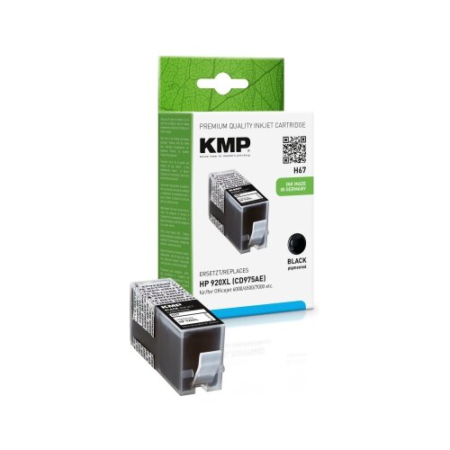 KMP Tintenpatrone Kompatibel mit HP 920XL schwarz