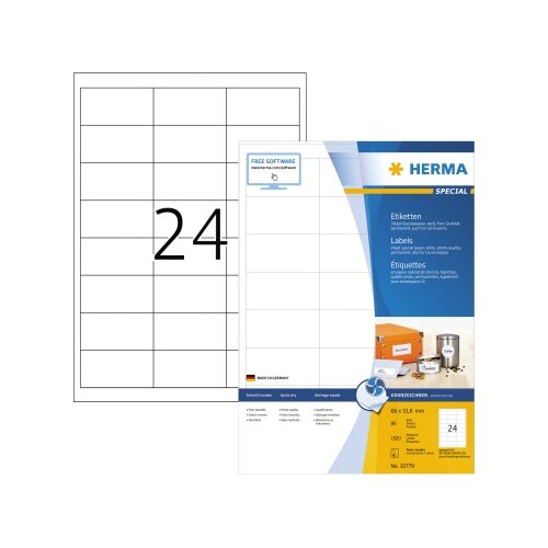 HERMA Universaletikett 66 x 33,8 mm (B x H)