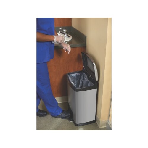 Rubbermaid Tretabfalleimer SLIM JIM® STEP-ON 50 l 1 Sortierfach
